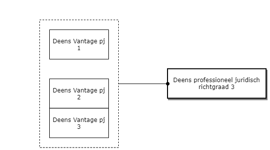 Deens professioneel juridisch richtgraad 3 diagram image